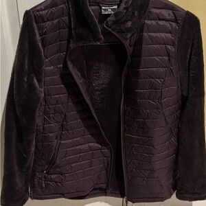 Women's Quilted Jacket - Eggplant